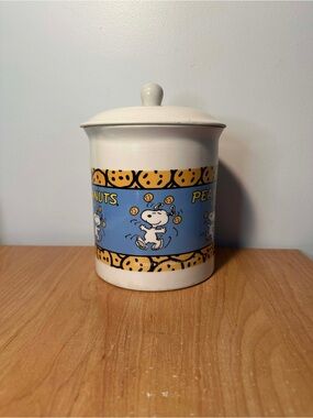 Vintage Peanuts Snoopy Ceramic Cookie Jar 🫙 🍪